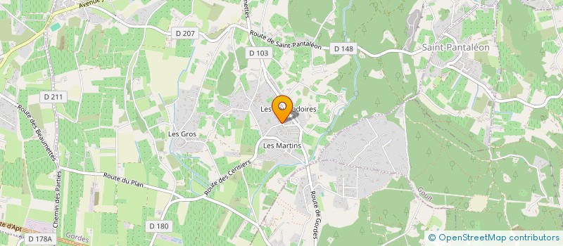 localisation de l'entreprise MADAME MARION BOURGUE  GORDES