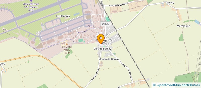 localisation de l'entreprise MADAME MARION BOUVEL à BOULAY-LES-BARRES