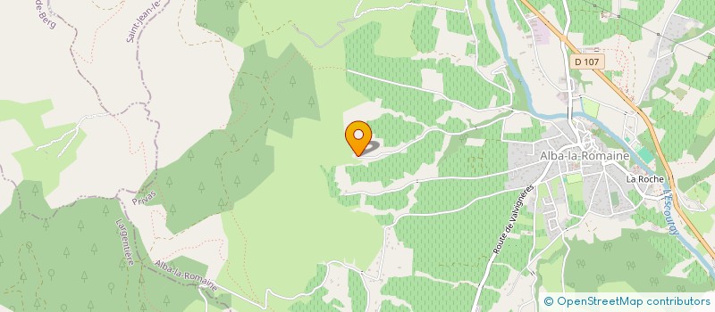 localisation de l'entreprise MADAME MARION BOUVIER  ALBA-LA-ROMAINE