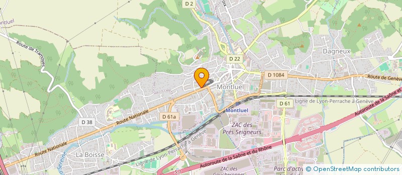 localisation de l'entreprise MADAME MARION BOYER  MONTLUEL