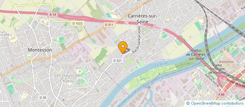 localisation de l'entreprise MADAME MARION BOYER à CARRIERES-SUR-SEINE
