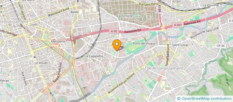 localisation de l'entreprise MADAME MARION BRACCO  MARSEILLE