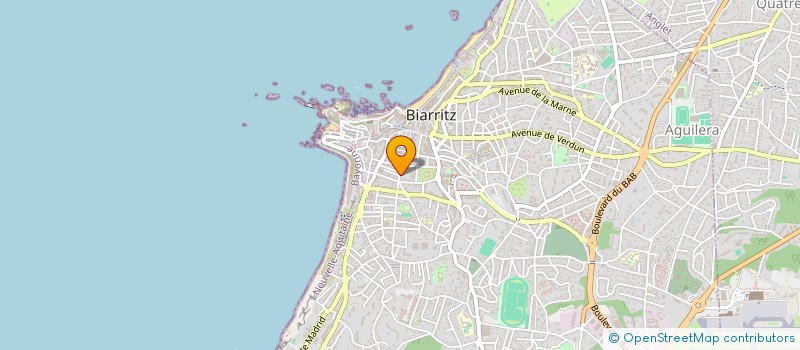 localisation de l'entreprise MADAME MARION BREGOLATO à BIARRITZ