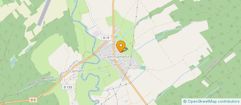 localisation de l'entreprise MADAME MARION BREVILLE  XERMAMENIL