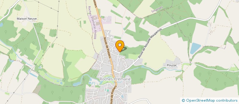 localisation de l'entreprise MADAME MARION BRIAS  ROCHES-PREMARIE-ANDILLE