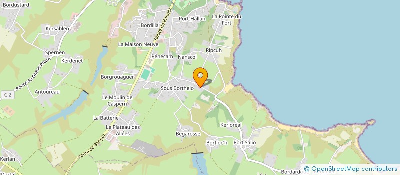 localisation de l'entreprise MADAME MARION BRIEN  LE PALAIS