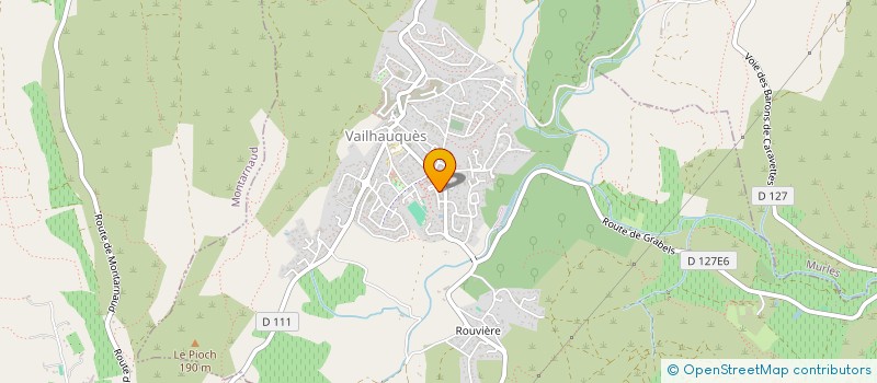 localisation de l'entreprise MADAME MARION BRIFFE  VAILHAUQUES