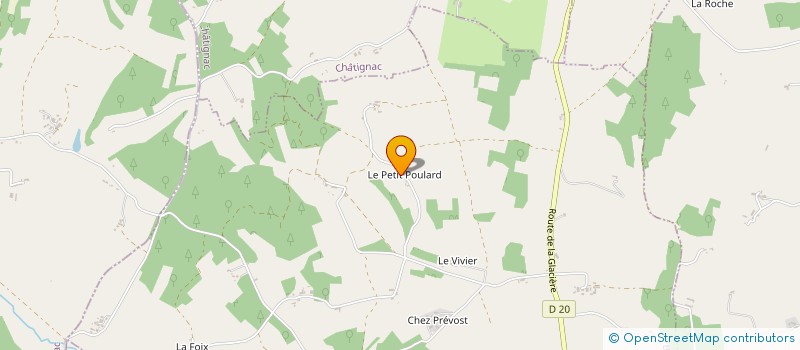 localisation de l'entreprise MADAME MARION BRISSON  BRIE-SOUS-CHALAIS