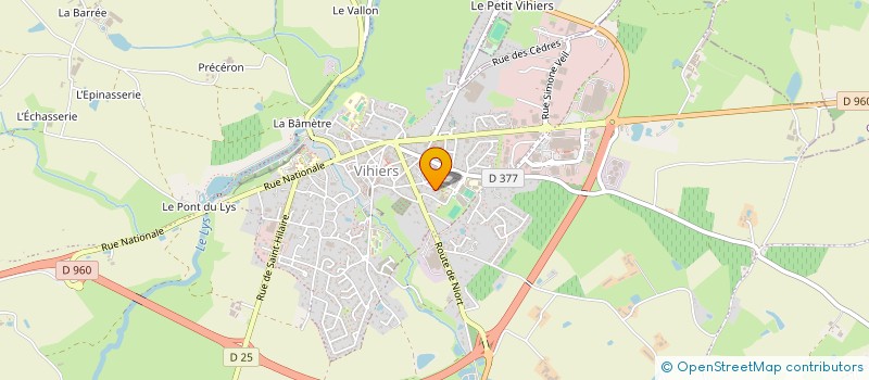 localisation de l'entreprise MADAME MARION BROCHARD à LYS-HAUT-LAYON
