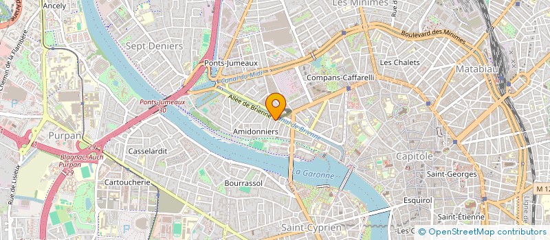 localisation de l'entreprise MADAME MARION BROCHART  TOULOUSE