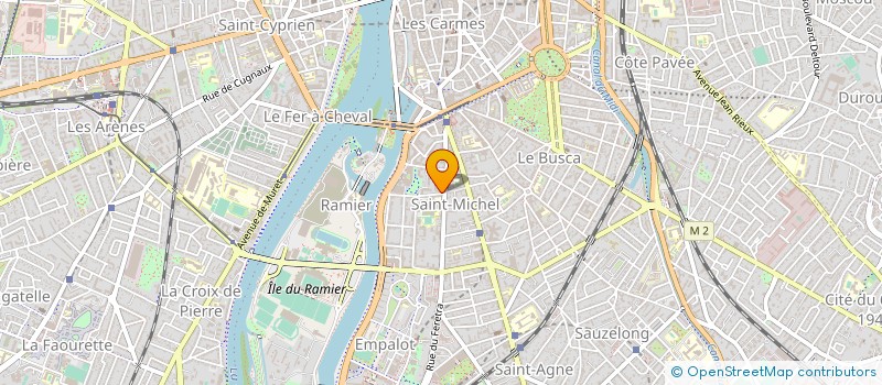 localisation de l'entreprise MADAME MARION BROQUERE à TOULOUSE