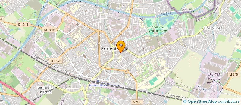 localisation de l'entreprise MADAME MARION BROQUET  ARMENTIERES