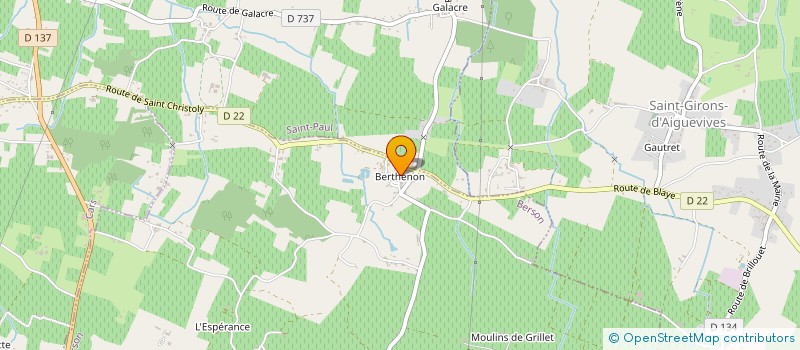 localisation de l'entreprise MADAME MARION BROSSARD  SAINT-CIERS-SUR-GIRONDE