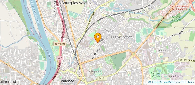 localisation de l'entreprise MADAME MARION BROSSIER à BOURG-LES-VALENCE
