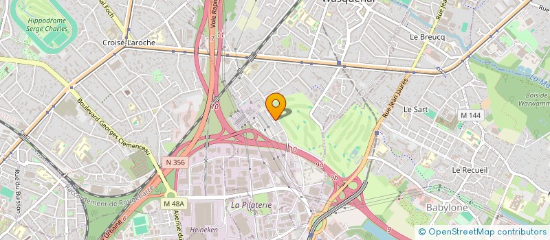 localisation de l'entreprise MADAME MARION BROUILLARD  WASQUEHAL