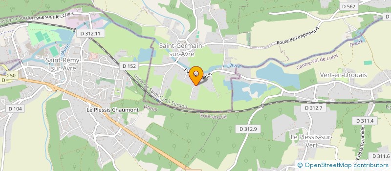 localisation de l'entreprise MADAME MARION BROUTE  SAINT-GERMAIN-SUR-AVRE