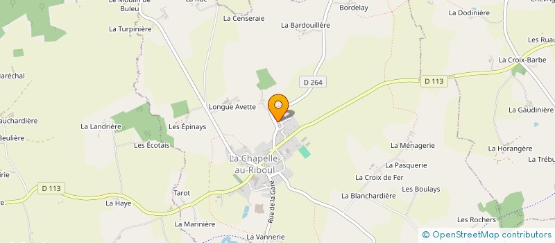 localisation de l'entreprise MADAME MARION BRUNET  LA CHAPELLE-AU-RIBOUL