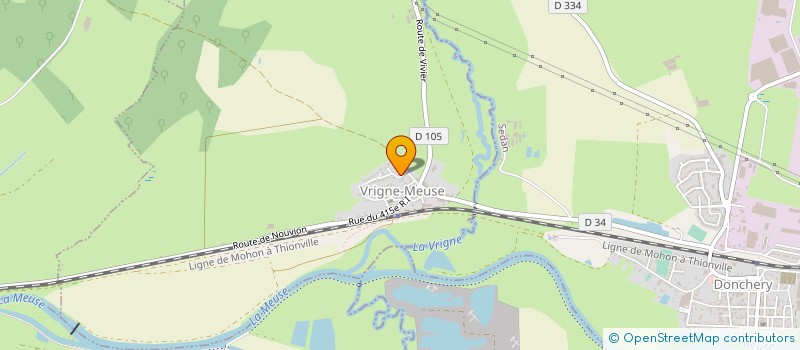 localisation de l'entreprise MADAME MARION BURY  VRIGNE-MEUSE