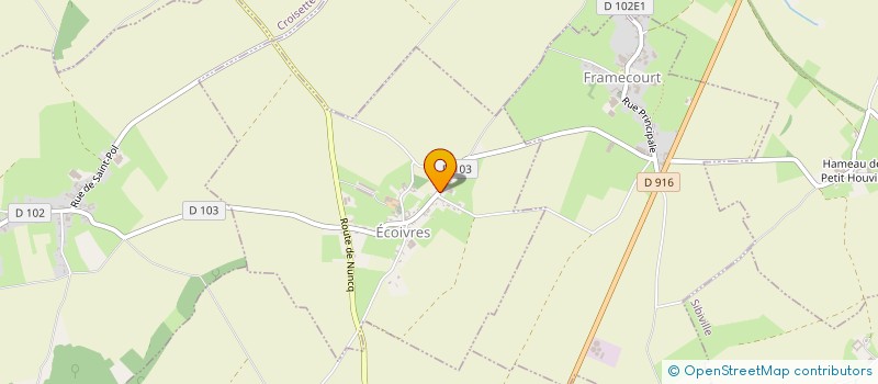 localisation de l'entreprise MADAME MARION BUTET  ECOIVRES