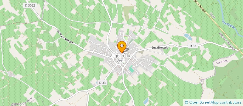 localisation de l'entreprise MADAME MARION CABANES  ALIGNAN-DU-VENT