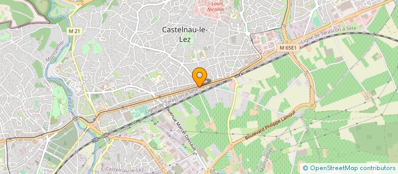 localisation de l'entreprise MADAME MARION CABEL à CASTELNAU-LE-LEZ