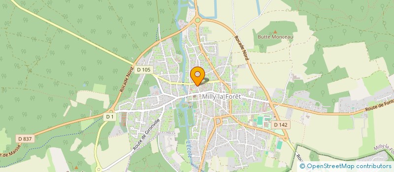 localisation de l'entreprise MADAME MARION CABOT  MILLY-LA-FORET