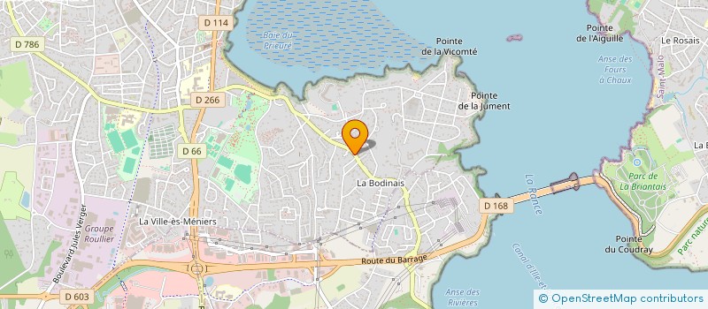 localisation de l'entreprise MADAME MARION CADEILLAN à DINARD