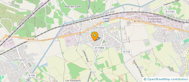 localisation de l'entreprise MADAME MARION CALCEI à LUNEL-VIEL