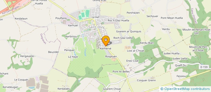 localisation de l'entreprise MADAME MARION CALVEZ  SAINT-DIVY