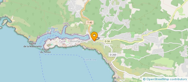 localisation de l'entreprise MADAME MARION CANETTI  BONIFACIO