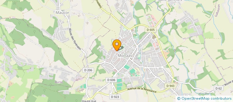 localisation de l'entreprise MADAME MARION CANO-SIMON  SERRES-MORLAAS