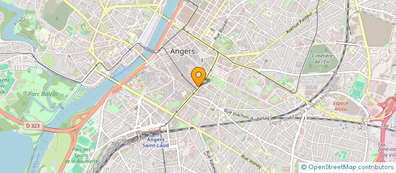 localisation de l'entreprise MADAME MARION CANTINEAU à ANGERS