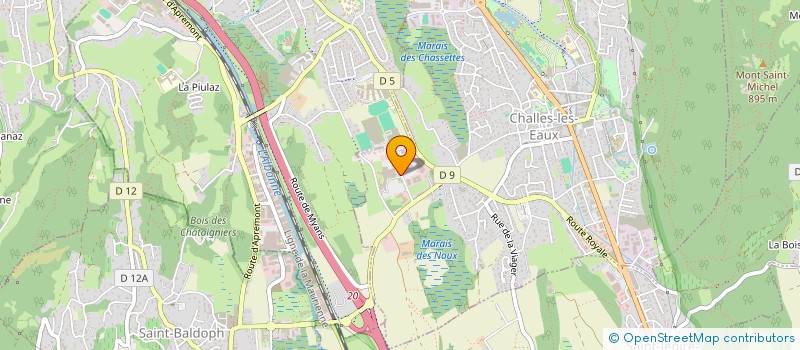 localisation de l'entreprise MADAME MARION CAPPAGLI  CHALLES-LES-EAUX