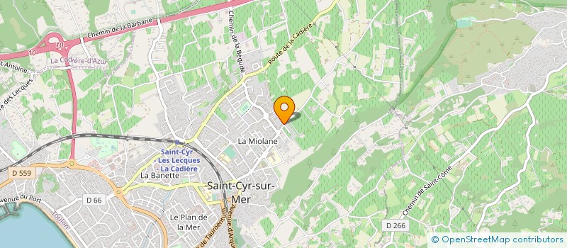 localisation de l'entreprise MADAME MARION CARAMBINI à SAINT-CYR-SUR-MER