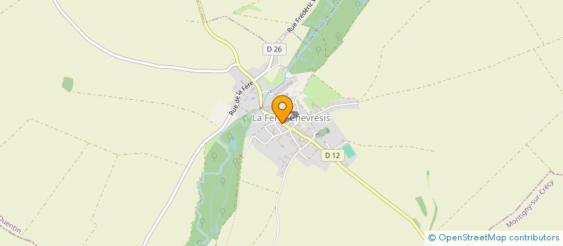 localisation de l'entreprise MADAME MARION CARDOT  LA FERTE-CHEVRESIS