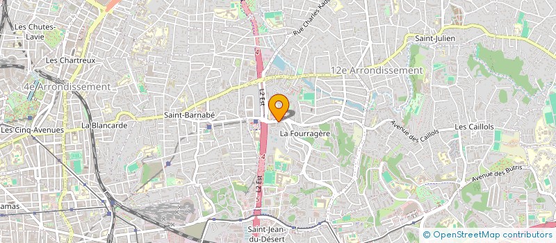 localisation de l'entreprise MADAME MARION CARLES  LA DESTROUSSE