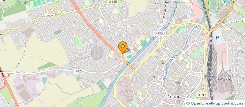 localisation de l'entreprise MADAME MARION CARTON à DOUAI