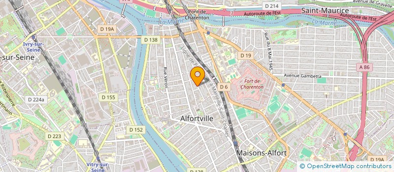 localisation de l'entreprise MADAME MARION CARUSO à ALFORTVILLE