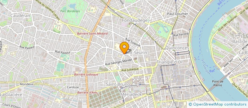 localisation de l'entreprise MADAME MARION CASTEX à BORDEAUX