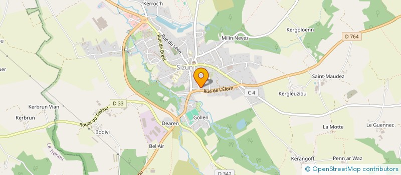 localisation de l'entreprise MADAME MARION CATRIX  SIZUN