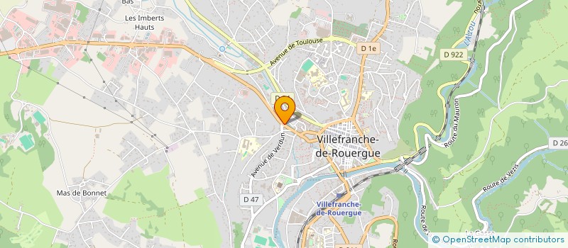 localisation de l'entreprise MADAME MARION CAVALIE  VILLEFRANCHE-DE-ROUERGUE