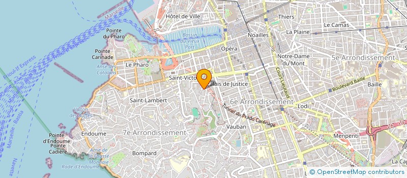 localisation de l'entreprise MADAME MARION CAYET  MARSEILLE