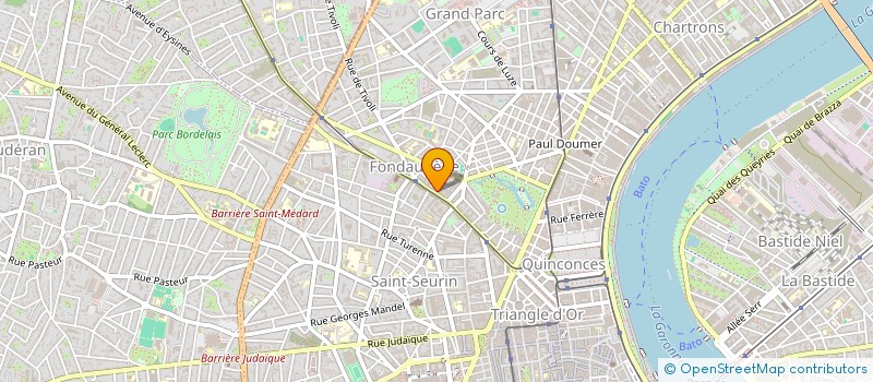 localisation de l'entreprise MADAME MARION CAZAL à BORDEAUX