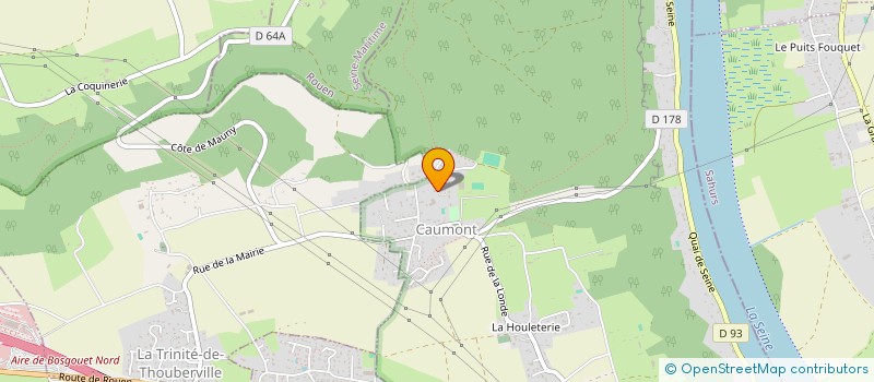 localisation de l'entreprise MADAME MARION CAZANOBES  CAUMONT