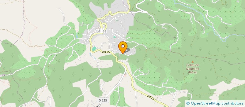 localisation de l'entreprise MADAME MARION CAZAUX  CALLAS