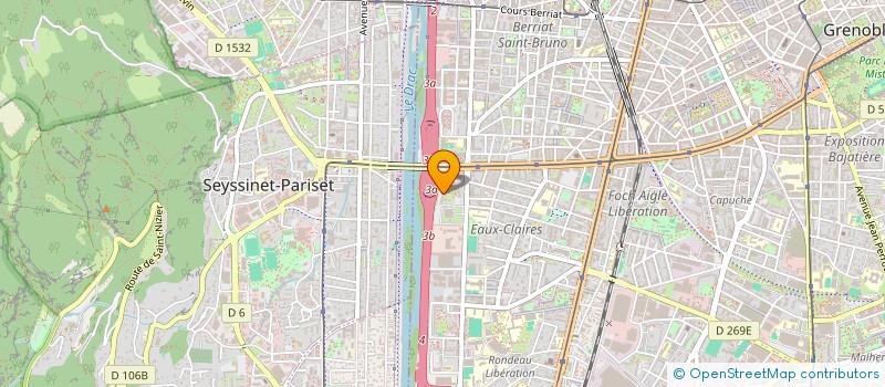 localisation de l'entreprise MADAME MARION CAZZARO  GRENOBLE