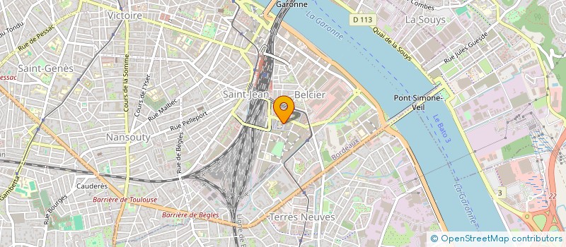 localisation de l'entreprise MADAME MARION CENTIME  BORDEAUX