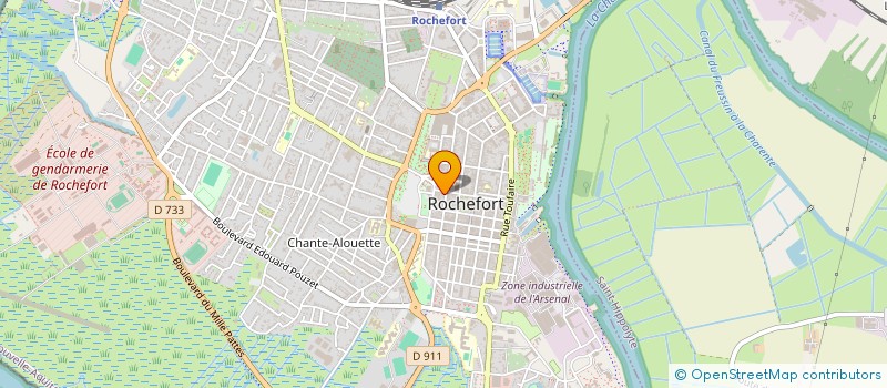 localisation de l'entreprise MADAME MARION CHAGNAUD  ROCHEFORT