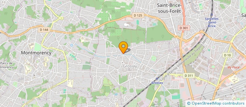 localisation de l'entreprise MADAME MARION CHANCELIER  GROSLAY