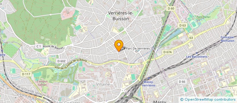 localisation de l'entreprise MADAME MARION CHAPLAIS à VERRIERES-LE-BUISSON